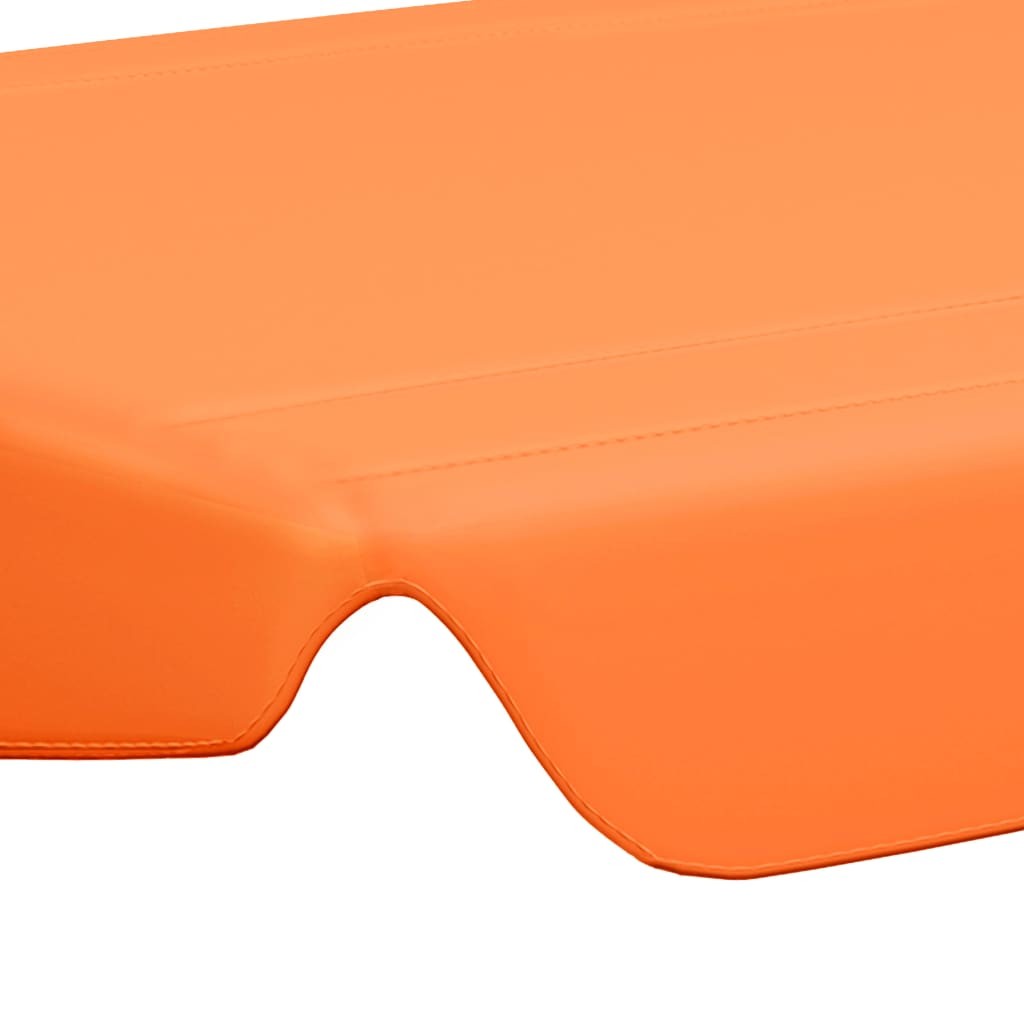 Replacement Canopy for Garden Swing Orange 226x186 cm 270 g/m²